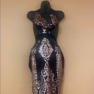 Black Sequence Dress